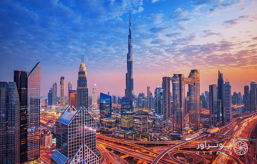 تصویری از برج خلیفه در امارات